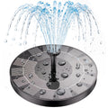 AISITIN 2.5W Solar Bird Bath Fountain Pump with 6 Nozzles & 4 Fixer