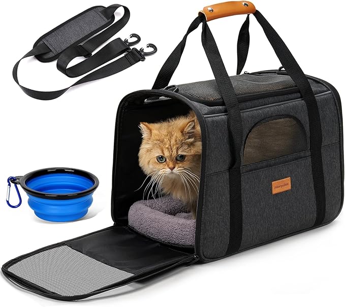 Morpilot Cat Carrier Soft for Large Medium Cats and Puppy up to 18lbs