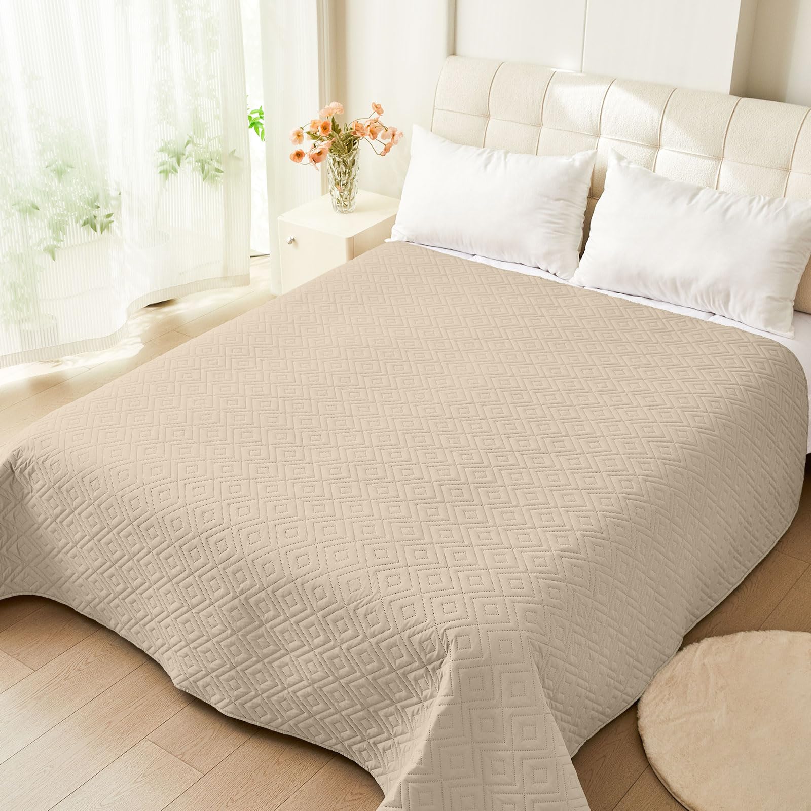 hyha Waterproof Reversible Dog Blanket, Pet Blanket for Sofa Couch