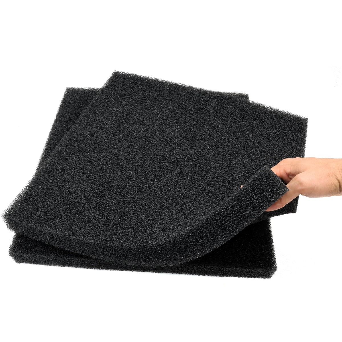 CKDFK Aquarium Filter Bio Sponge Pad, Foam Sponges Filter Media, Cut fit it Filter Accessories for Fish Tanks and Ponds (18"x18"x1.6" (50PPI) 1 Pack)