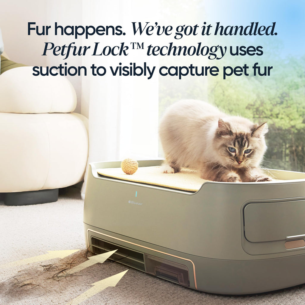 BLUEAIR Air Purifiers & Pet Bed for Home Dogs & Cats, 1301 Ft², PetAir Pro