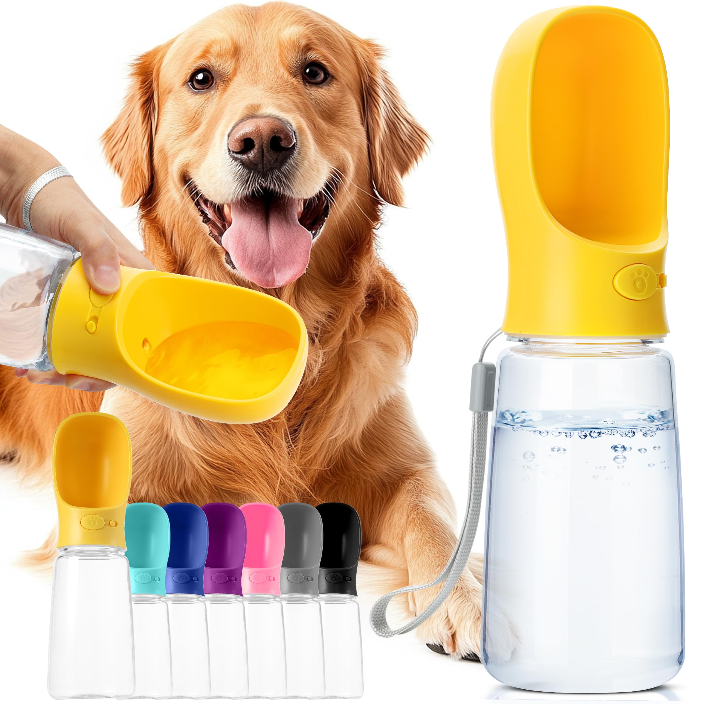 Mr. Pen- Portable Dog Water Bottle, 19 oz, Large