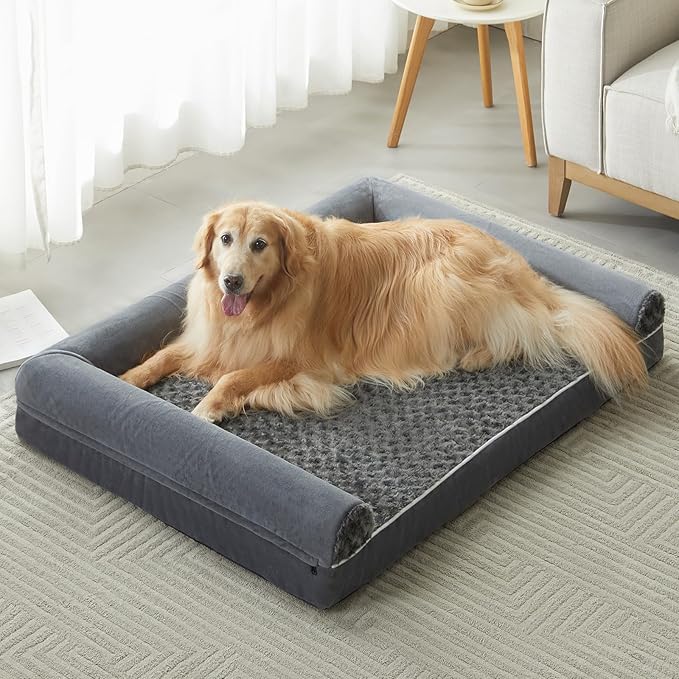 BFPETHOME Orthopedic Washable XLarge Dog Bed for Senior Dog Cozy Sleep