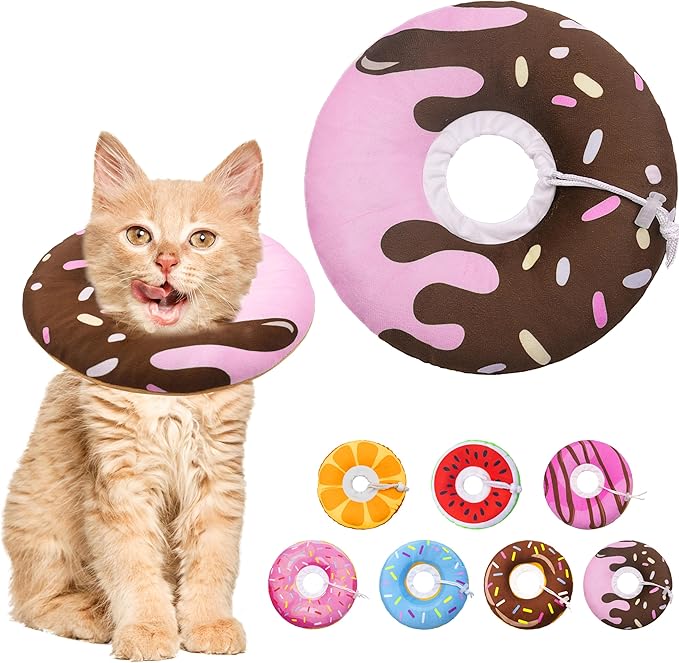 Seyezo Cat Cone Collar Soft, Adjustable Cat Recovery Cone