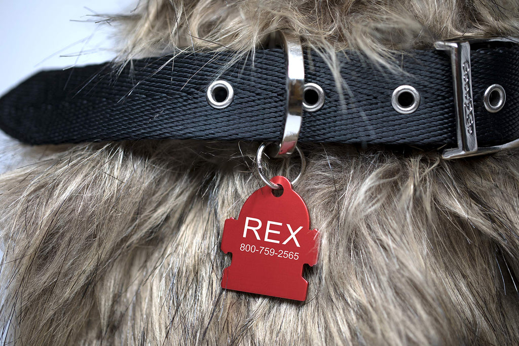 Providence Engraving Custom Engraved Aluminum Pet Tags, Cat & Dog ID Tags