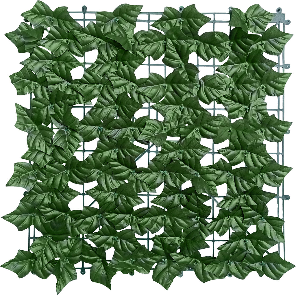 ODTORY Artificial Ivy Privacy Screen Fence Panel, Green 72 X 144 in