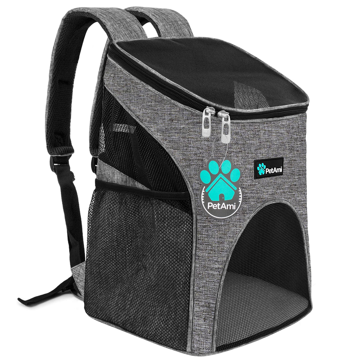 PetAmi Cat Backpack Carrier for Small Dogs and Large Cats, Airline Approved