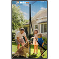 Magnetic Screen Door, Door Screen Magnetic Closure-Keeps Bugs Out Let Breeze in, Heavy Duty Mesh - Pet and Kid Friendly, Works with Front Doors, Sliding Doors Fit Door Size 40 x 96 Inch