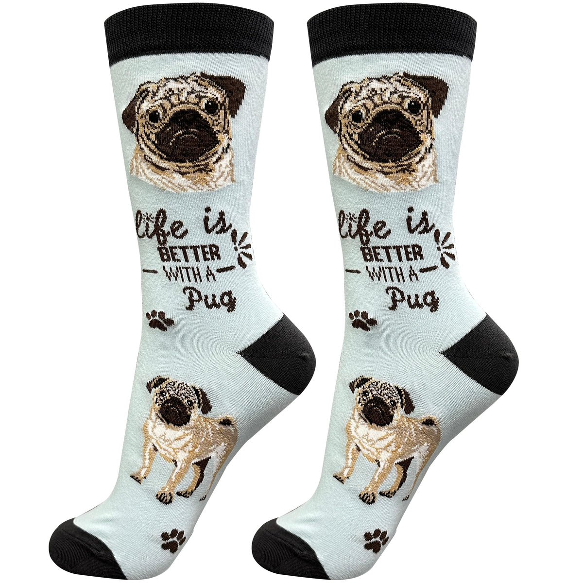 E&S Pets Pet Lover Socks - Dog Socks - Cat Socks - Fun Pet Lover Gifts - Cute Crew Socks - Unisex Novelty Socks - One Size Fits Most (Australian Cattle Dog)