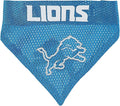 NFL DOG BANDANA - DETROIT LIONS REVERSIBLE PET BANDANA. 2 Sided Sports Bandana with a PREMIUM Embroidery TEAM LOGO, Large/X-Large. - 2 Sizes & 32 NFL Teams available