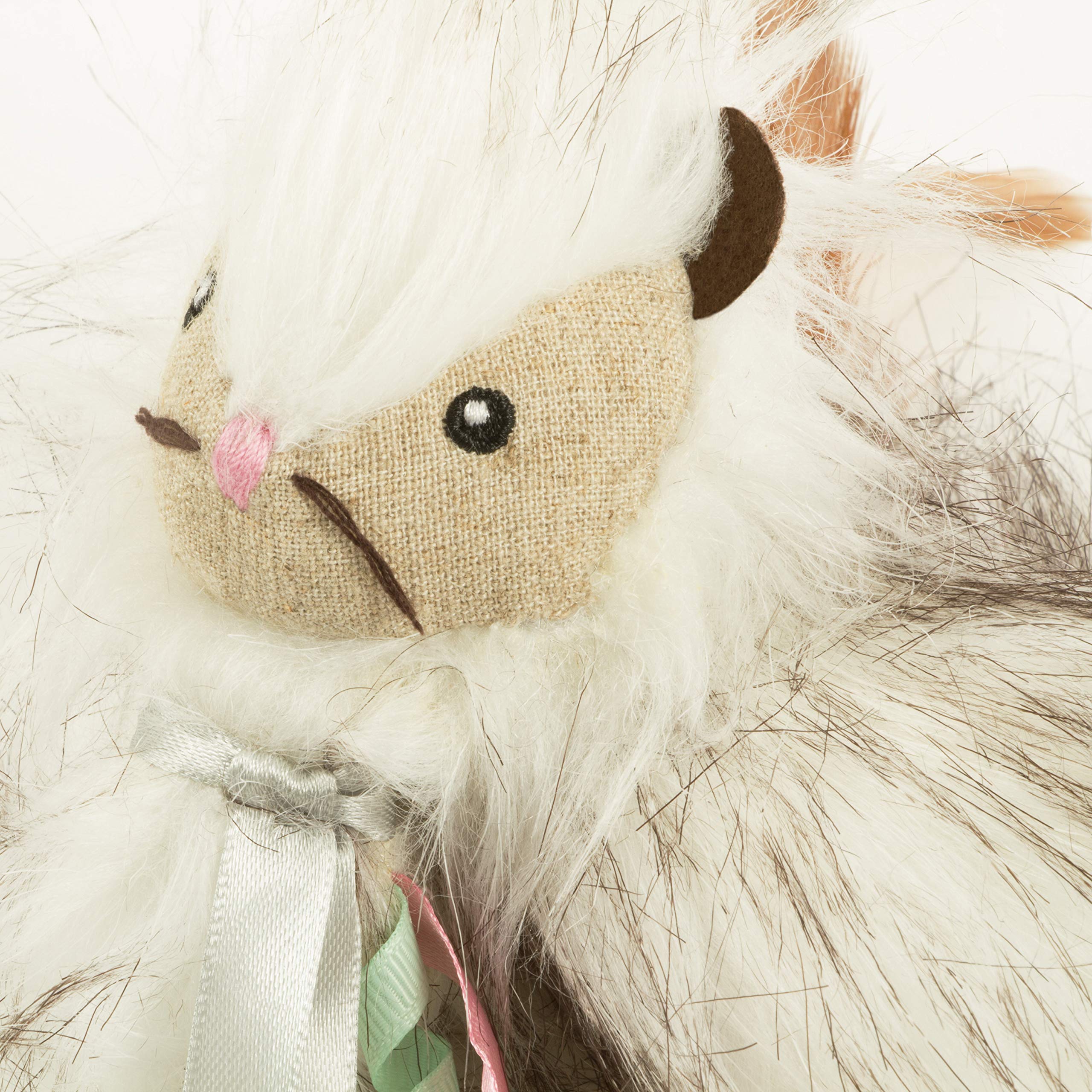 SmartyKat Chitter Critter Squirrel Electronic Sound Plush Kicker Cat Toy, Battery Powered - Gray, One Size
