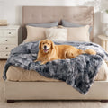 Bedsure Waterproof Dog Blankets for Large Dogs, Fluffy Faux Fur, 60×80"