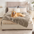 Bedsure Waterproof Dog Blankets for Large Dogs, Fluffy Faux Fur, 60×80"
