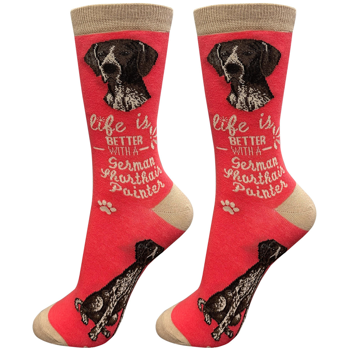 E&S Pets Pet Lover Socks - Dog Socks - Cat Socks - Fun Pet Lover Gifts - Cute Crew Socks - Unisex Novelty Socks - One Size Fits Most (Australian Cattle Dog)