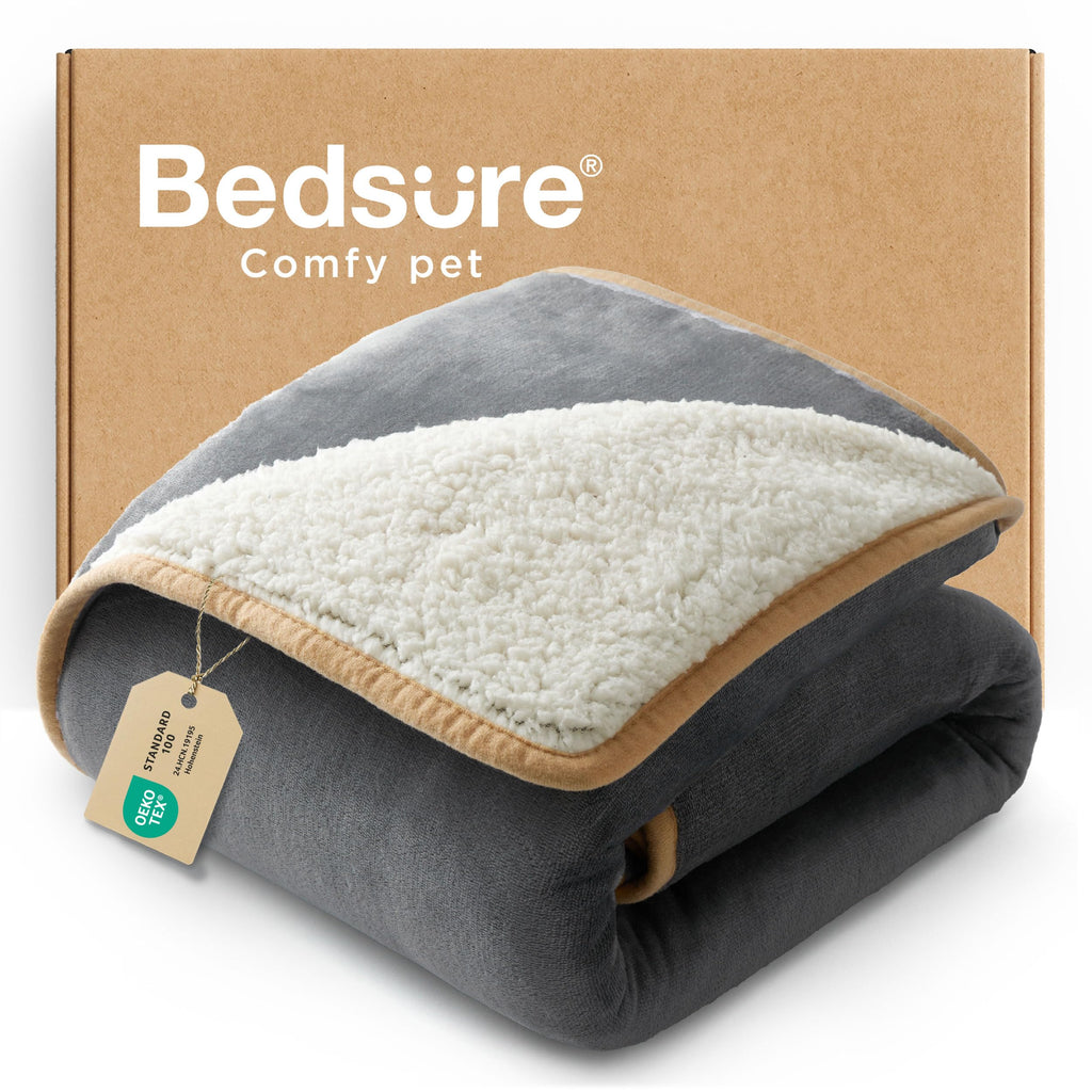 Bedsure Waterproof Dog Blankets for Small Dogs Soft Cat Blanket Warm,25X35
