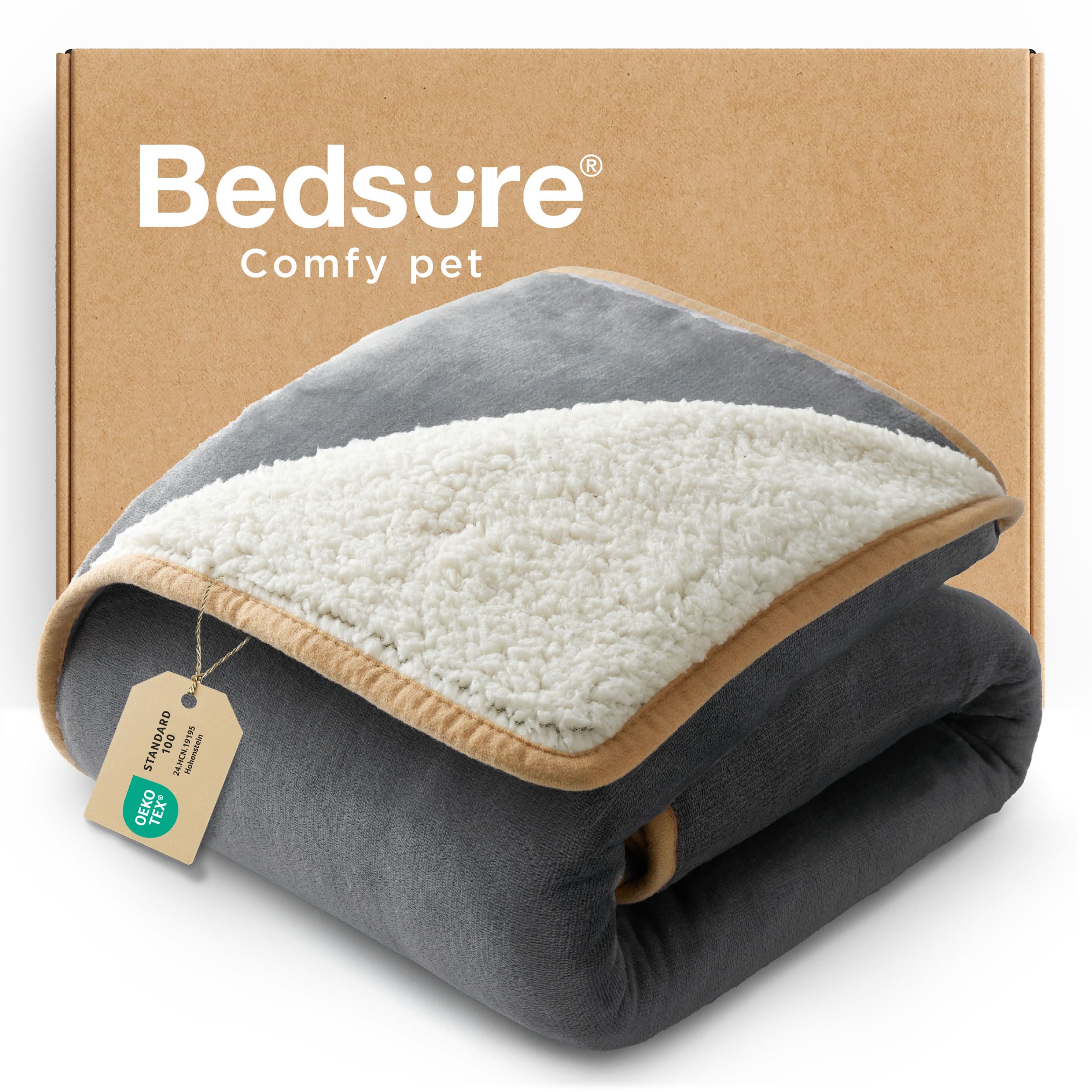 Bedsure Waterproof Dog Blankets for Small Dogs Soft Cat Blanket Warm,25X35