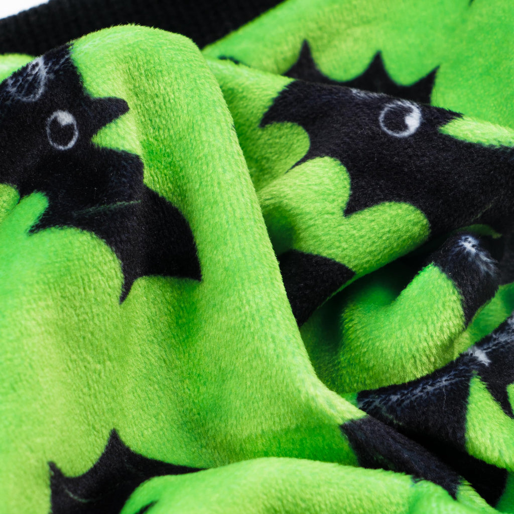 Fitwarm Halloween Bat Dog Pajamas, Funny Costumes for Small Dogs Boy Girl, Pet Outfit, Lime Green, Black, XXL