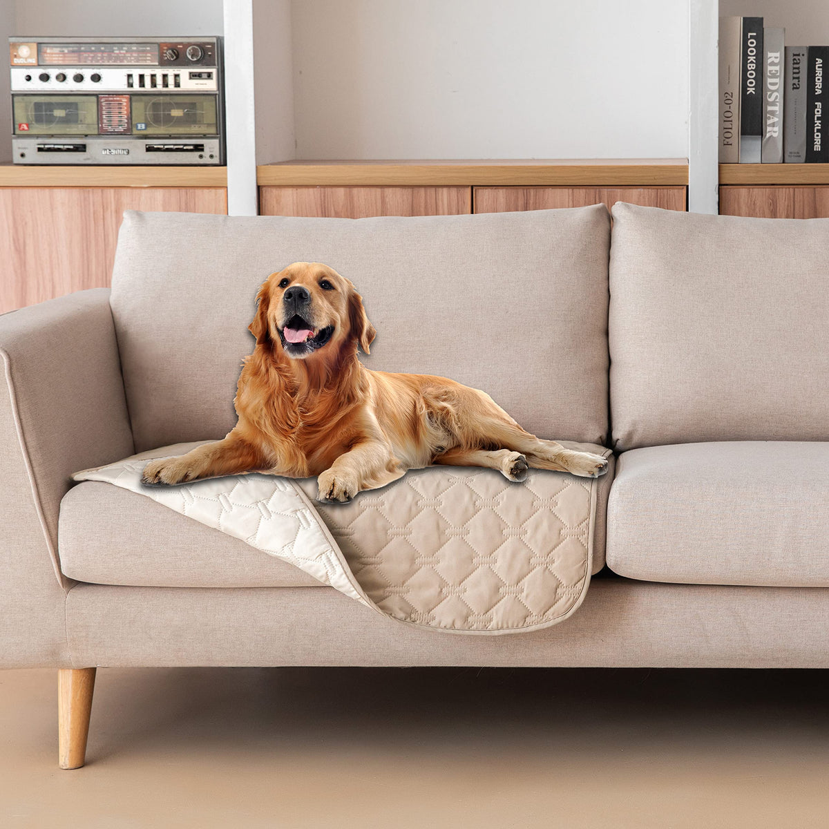 gogobunny Waterproof Armchair Covers for Pets, Anti Hair and Easy Care