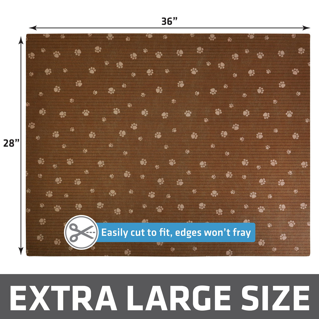 Drymate Cat Litter Box Mat, Litter Trapping Mat, Brown, 28x36 XL