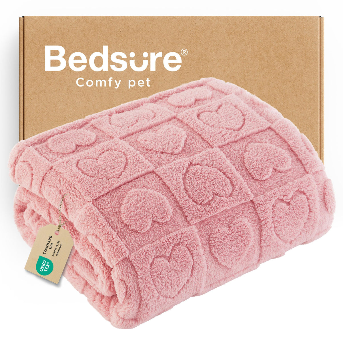 Bedsure Dog Blanket for Small Dogs Puppy and Cats, Soft Fleece, 25x35 inch