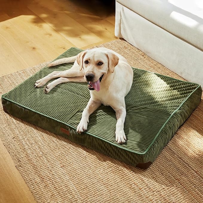 FUKUMARU X-Large Dog Bed, Thickened Waterproof Dog Mat with Washable Cover