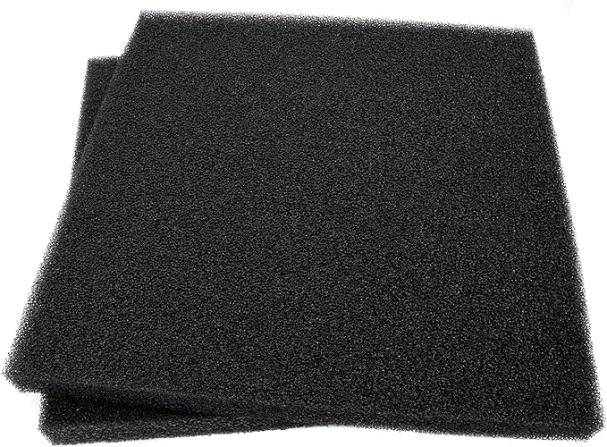 CKDFK Aquarium Filter Bio Sponge Pad, Foam Sponges Filter Media, Cut fit it Filter Accessories for Fish Tanks and Ponds (18"x18"x1.6" (20PPI) 2 Pack)