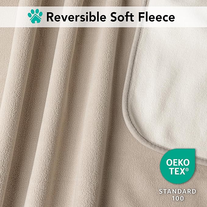 PetAmi Waterproof Pet Blanket Dog Bed Couch Cover for Furniture, Reversible Washable Soft Fleece