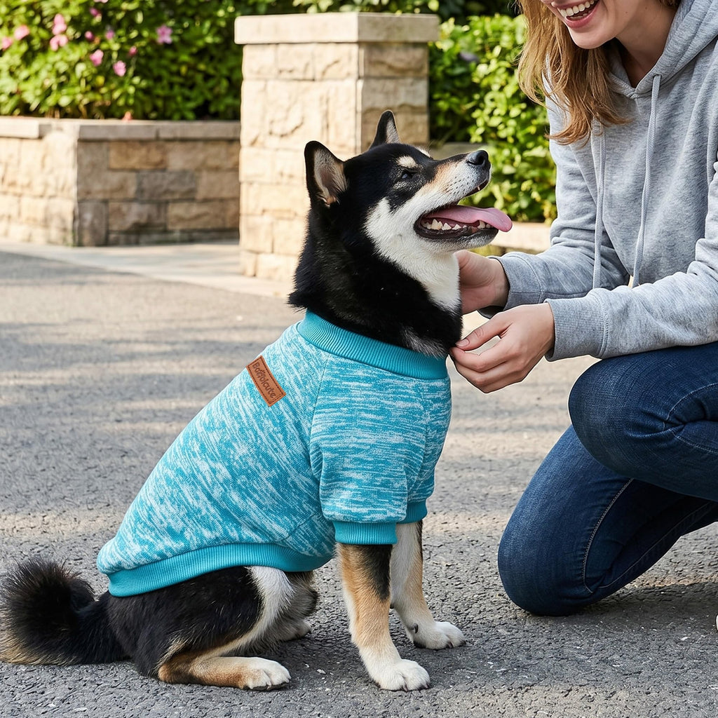 3 Pack Dog Sweaters for Small Dogs Girl Boy Winter Fleece Clothes Warm Soft Dog Sweatshirt Outfit for Dogs Cats Pet Apparel