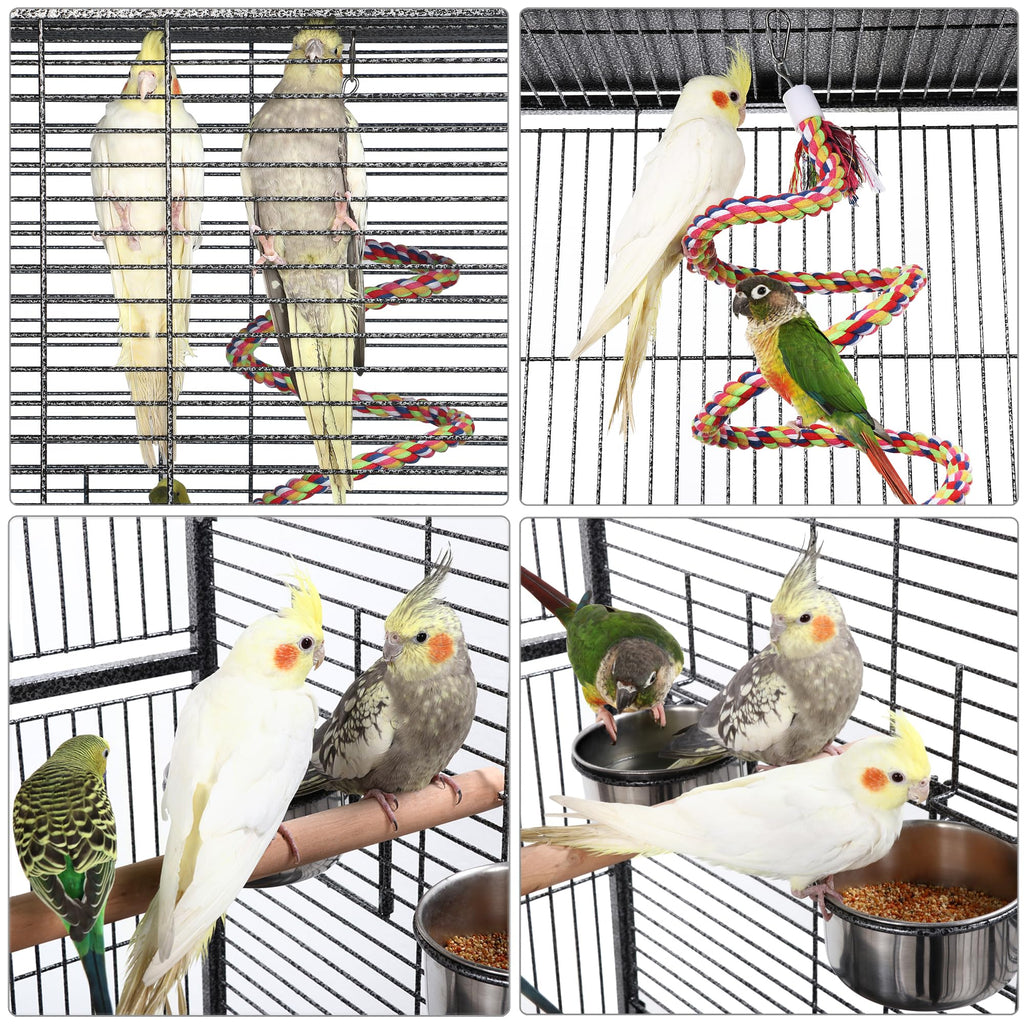 Yaheetech 69" Large Bird Cage, Rolling Parrot Cage for Parakeets Cockatiels