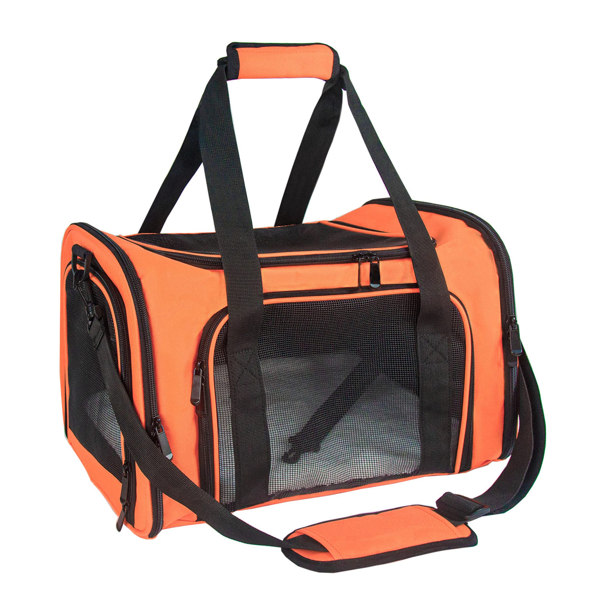 NextFri Soft Sided Carrier for Small Medium Cats Dogs,TSA Airline Approved Collapsible Travel Pet Carrier Medium Blue