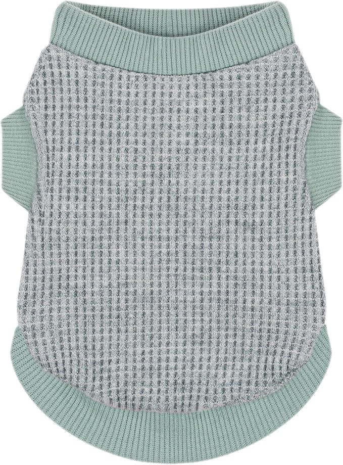 Cozy and Functional Dog Shirts for Small Puppies: Stretchable Green Attire with Easy-On Design, Ideal for Chihuahuas and Yorkies - Enhance Comfort and Playfulness on Chill Days XX-Small