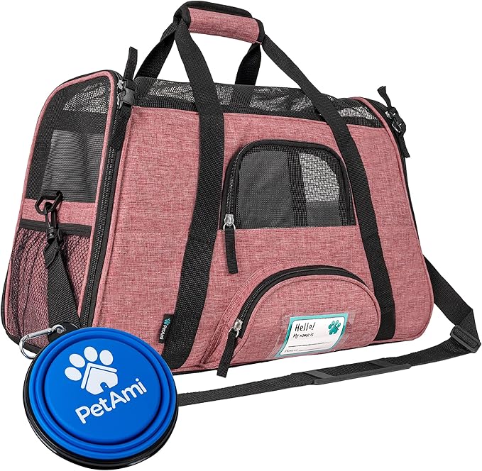 PetAmi Airline Approved Pet Carrier for Cats Small Dogs
