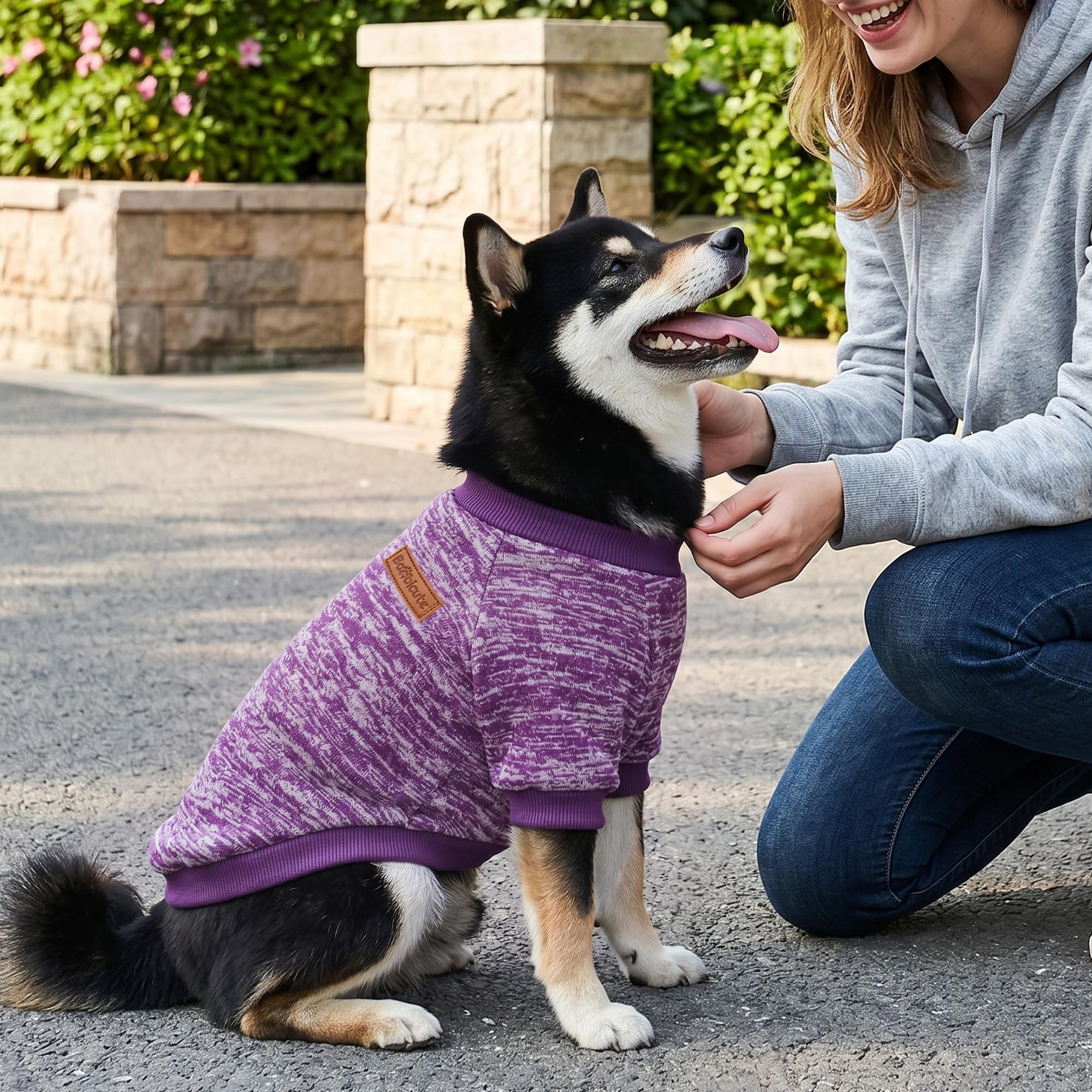3 Pack Dog Sweaters for Small Dogs Girl Boy Winter Fleece Clothes Warm Soft Dog Sweatshirt Outfit for Dogs Cats Pet Apparel