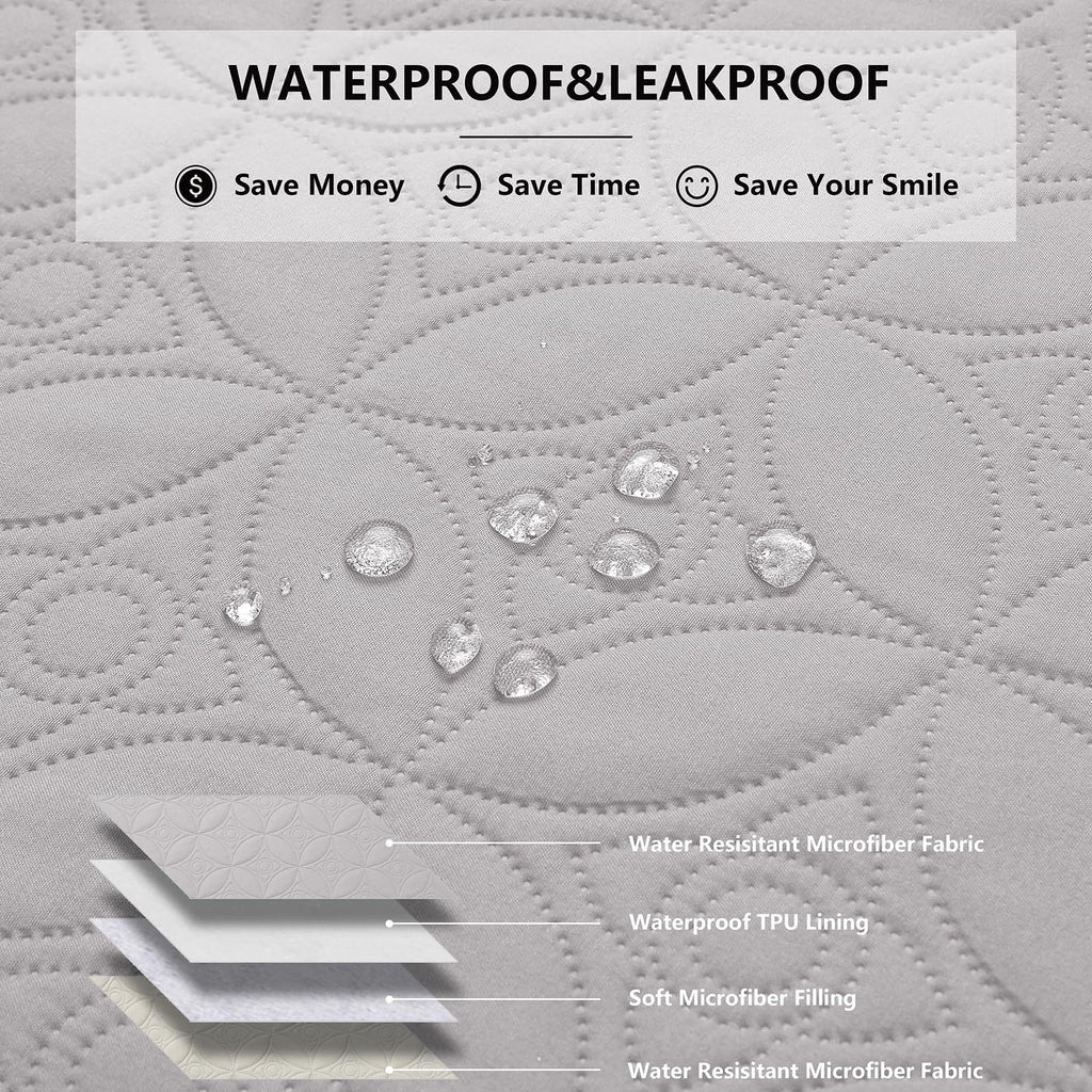 Tuffeel Waterproof Couch Cover for Dogs - Washable Pets Furniture Protector