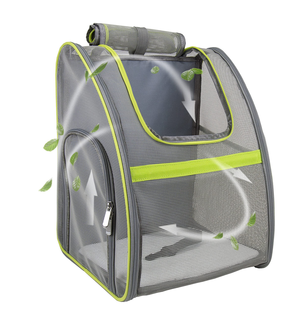 NextFri Pet Carrier Backpack, Ventilated and Breathable for Cats Dogs, Collapsible Designed for Travel, Hiking & Outdoor Use Black