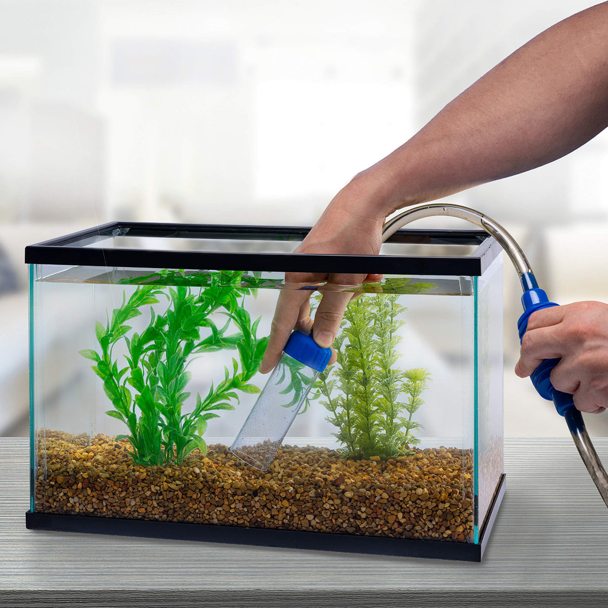 Tetra Water Cleaner Gravel Siphon for Aquariums Up to 55 Gal