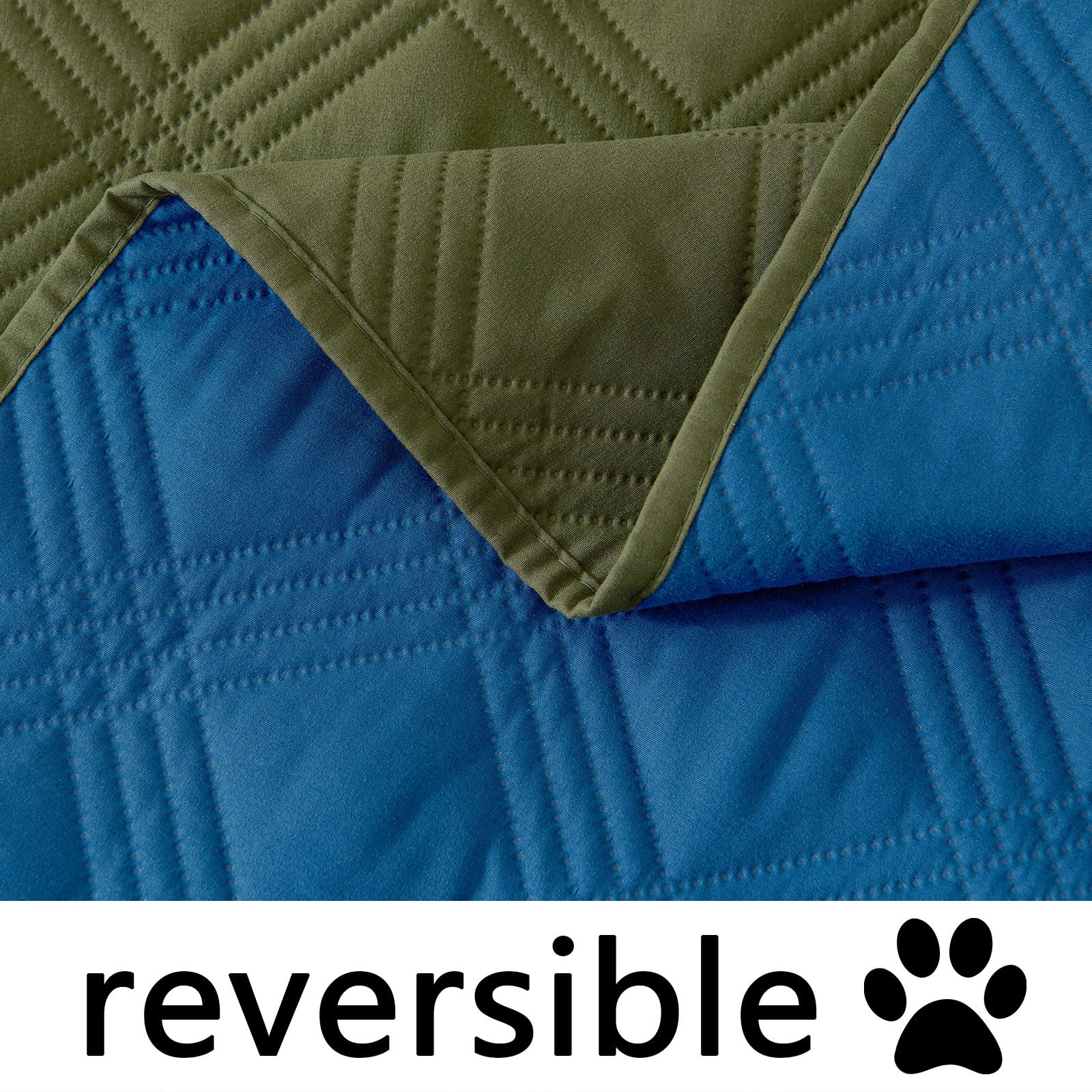 hyha Waterproof Reversible Dog Blanket, Soft Couch Cover for Dogs Washable