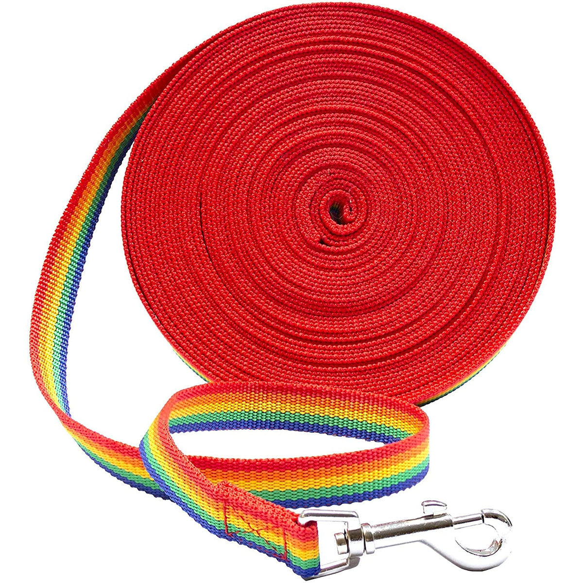 Long Dog Puppy Obedience Recall Training Agility Lead, Leash - BLUE, 15' Foot - by, Downtown Pet Supply