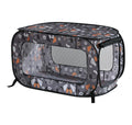 Portable Collapsible Pop Up Kennel, 36" L x 22" W x 22" H, Face of Love