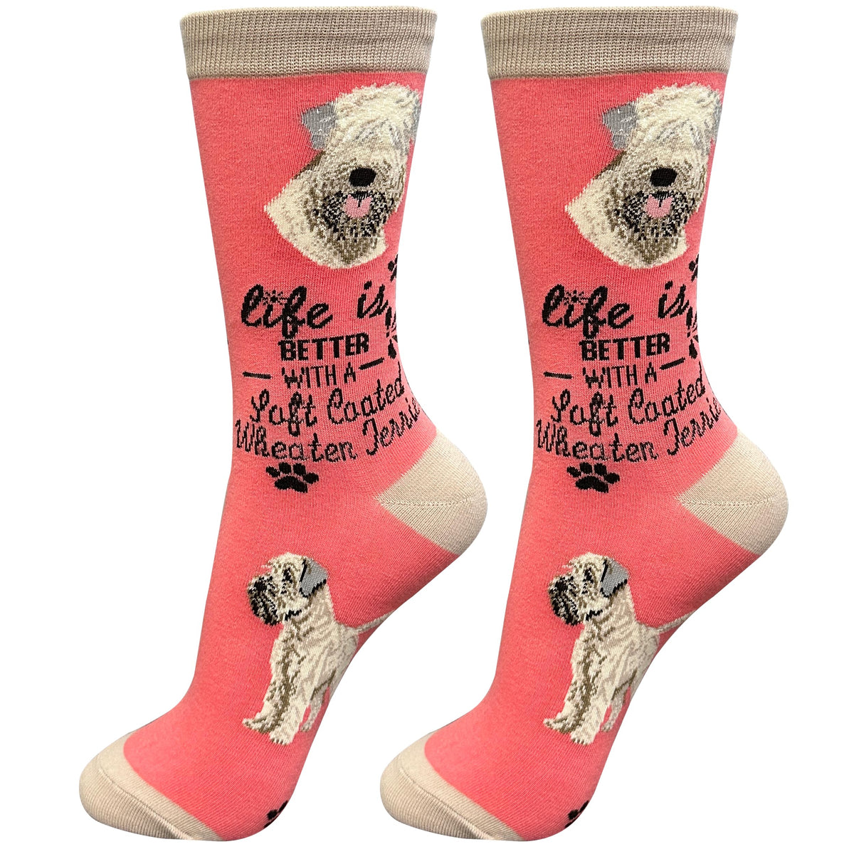 E&S Pets Pet Lover Socks - Dog Socks - Cat Socks - Fun Pet Lover Gifts - Cute Crew Socks - Unisex Novelty Socks - One Size Fits Most (Australian Cattle Dog)