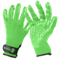 H HandsOn Pet Grooming Gloves - Patented #1 Ranked, Award Winning Shedding, Bathing, & Hair Remover Gloves - Gentle Brush for Cats, Dogs, and Horses (Black, X-Large)