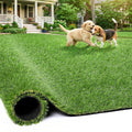 Artificial Grass Rug Indoor Outdoor, 5 x 6FT Faux Grass with Drainage Holes