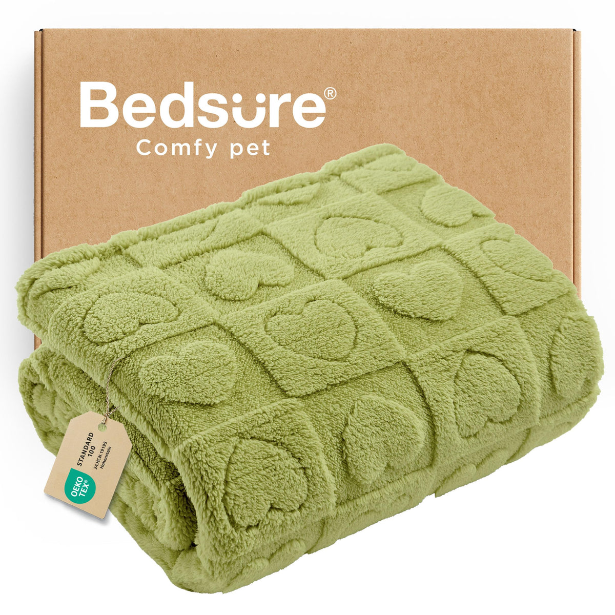 Bedsure Dog Blanket for Small Dogs Puppy and Cats, Soft Fleece, 25x35 inch