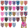 Pai Sence Paisley Dog Bandanas Bulk for Large Dogs Sewn Edges 33" 30 Pack L