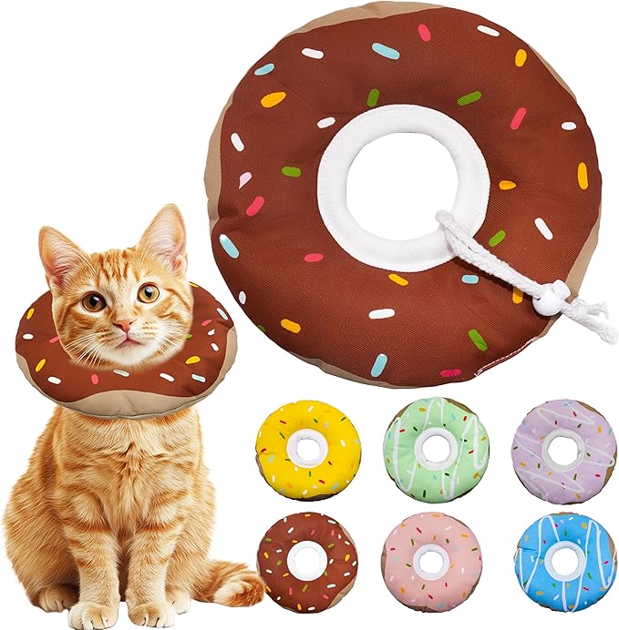 Seyezo Cat Cone Collar Soft, Adjustable Cat Recovery Cone