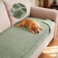H.VERSAILTEX Non Slip Pet Couch Cover Chenille Dog Bed Protector Thick Soft Sofa Slipcover Pet Friendly Washable Couch Cushion Covers for Pets (30" x 53", Sea Foam)