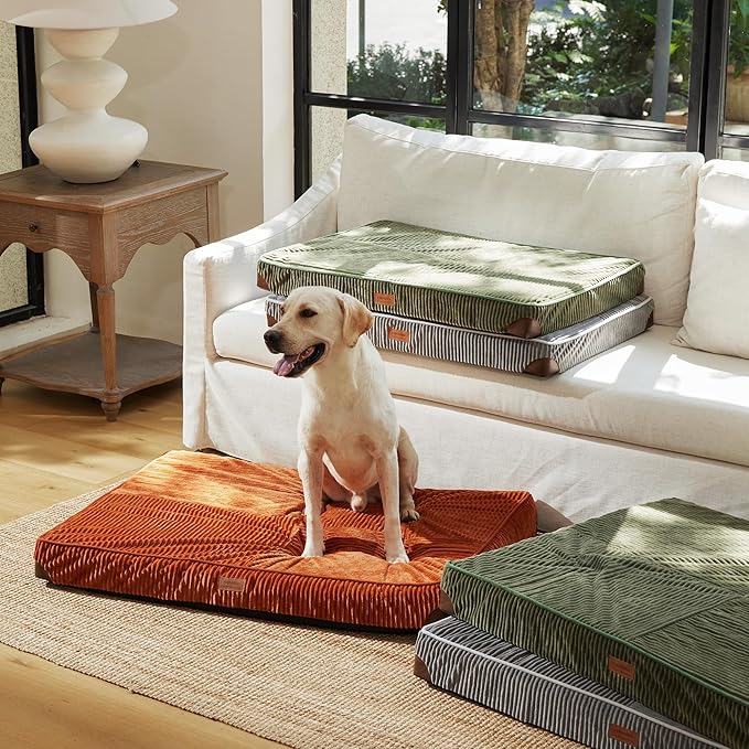 FUKUMARU X-Large Dog Bed, Thickened Waterproof Dog Mat with Washable Cover