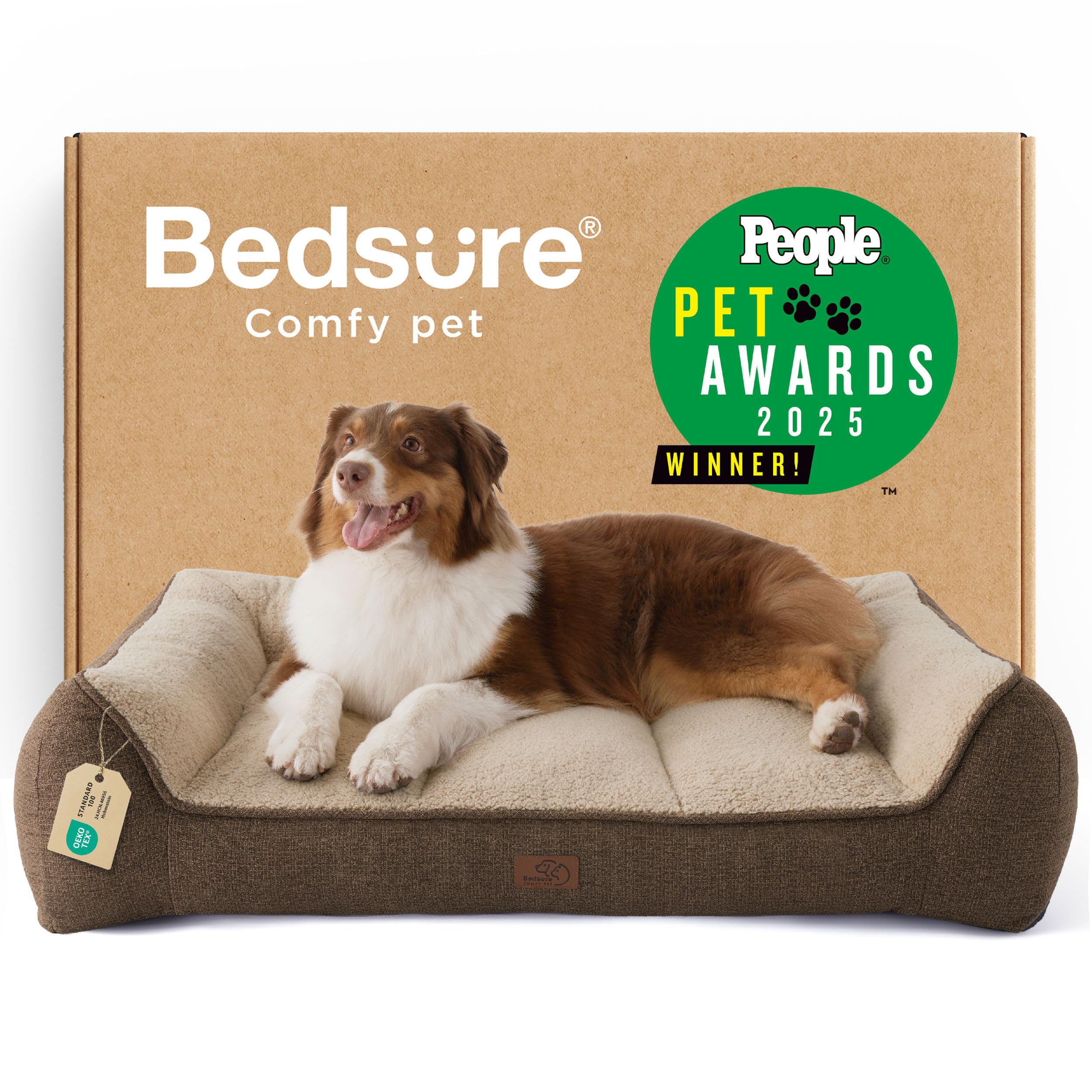 Bedsure SupportMax™ Extra Thick Orthopedic Dog Beds Large Sized Dog