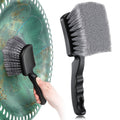 Brush for Bird Baths, Bird Bath Cleaner with Ergonomic Handle and PVC Bristles, Gentle Yet Effective Cleaning for Wigglers, Feeders, Hook Design 1 Pack