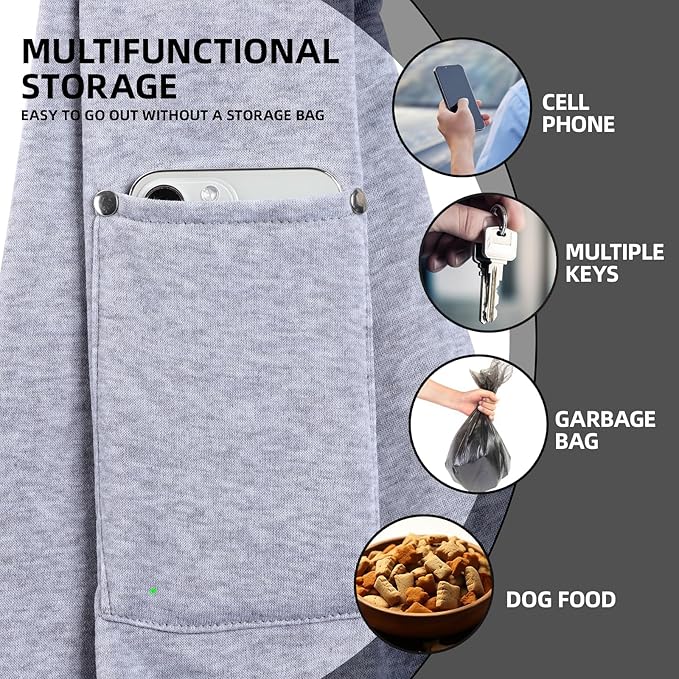 Dog and Cats Carrier Sling, Puppy Small Pet Carrier with Storage Pocket